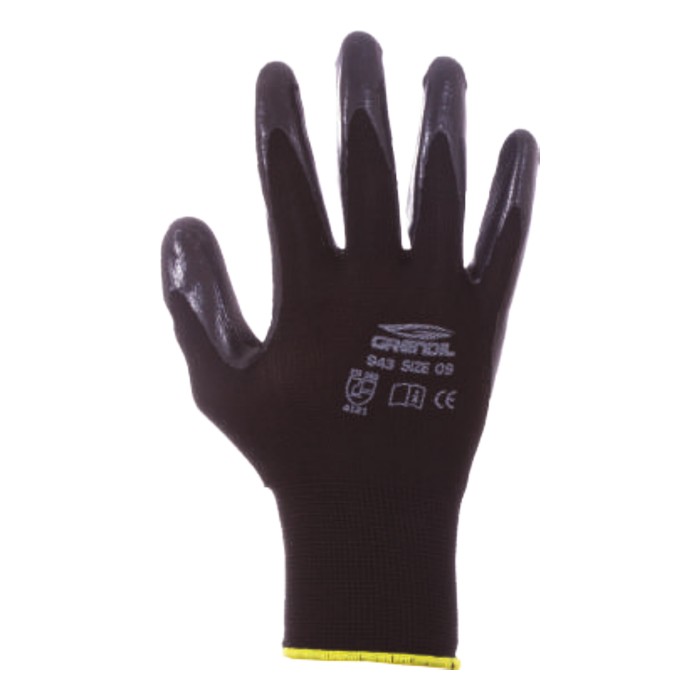 943 Guante de nylon con nitrilo laminado